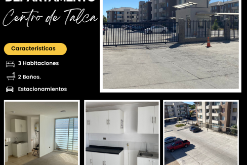 DEPARTAMENTO EN ARRIENDO EN EL CENTRO DE TALCA