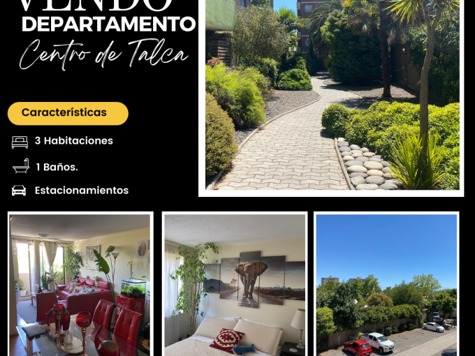 DEPARTAMENTO EN VENTA CENTRO DE TALCA